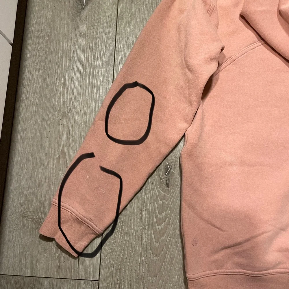 Lululemon All Yours Fleece Hoodie Pink Pastel Women's Size‎ 6
